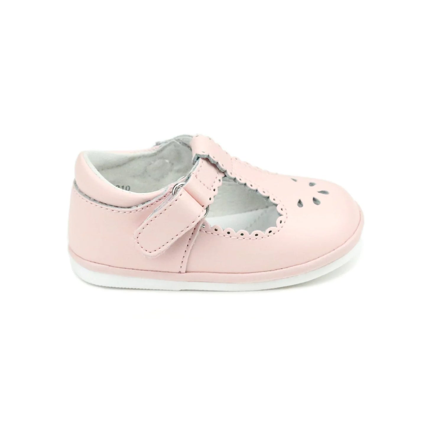 Dottie Scalloped T-Strap Mary Jane (Baby) Pink