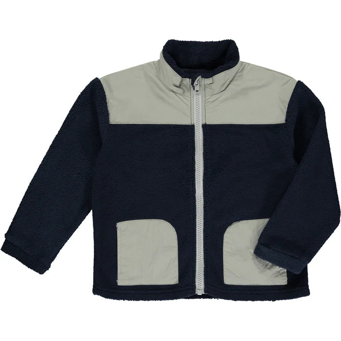 Navy/Grey Husky Sherpa Jacket