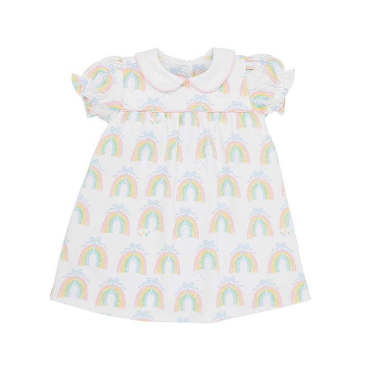 Holly Day Dress- Raine Bows With Palm Beach Pink