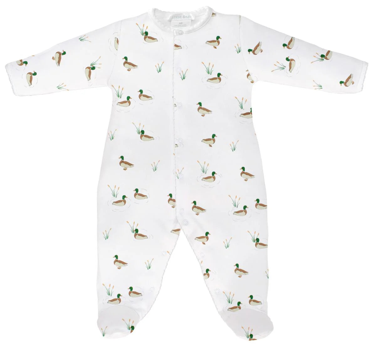 Mallard Ducks Zipper Footie