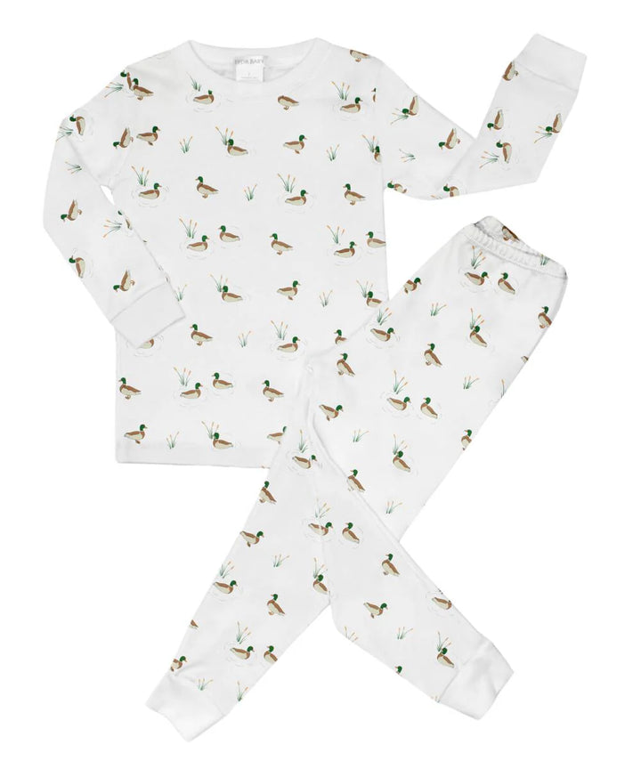 Mallard Ducks Two Piece Pajama Set