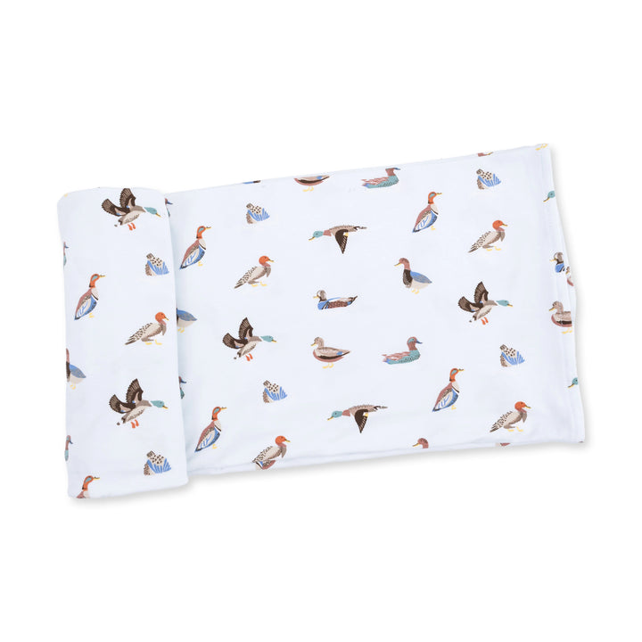 American Ducks Swadddle Blanket
