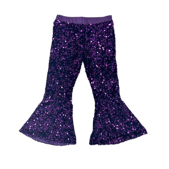 Purple Sequin GoGo Pants