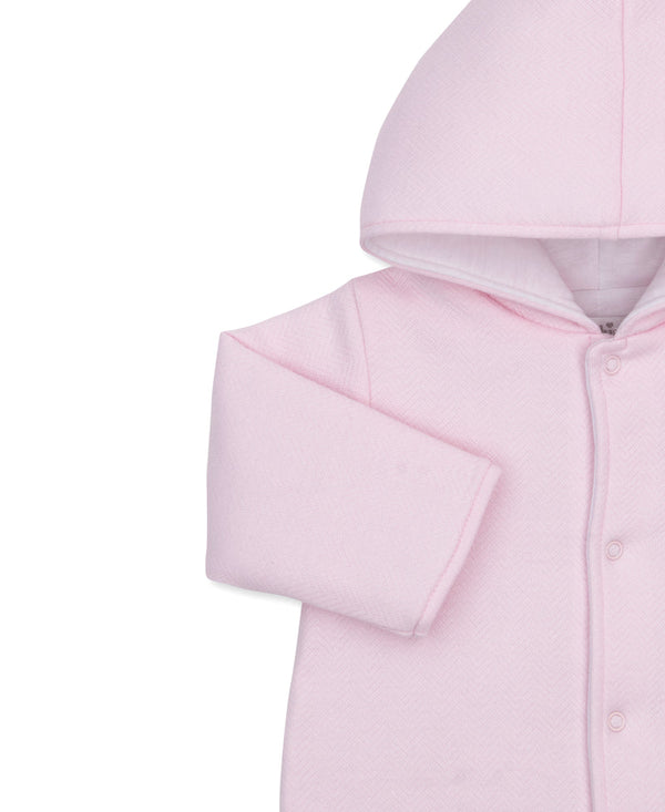 Baby Blessings Pink Jacquard Footed Bunting