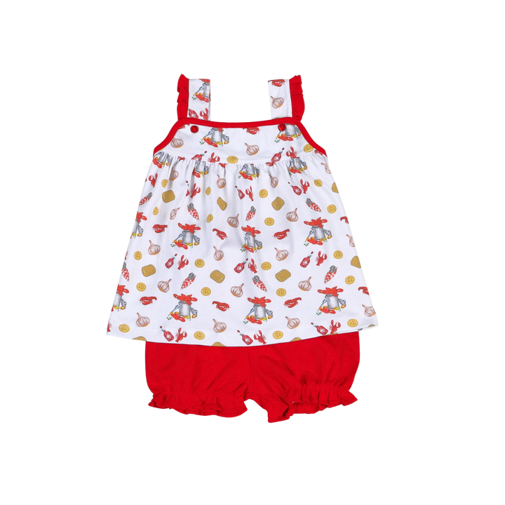 Lil' Cajun Girl Bloomer Set