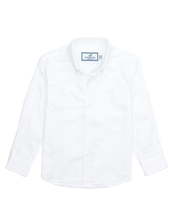 Boys Park Avenue Dress Shirt - White