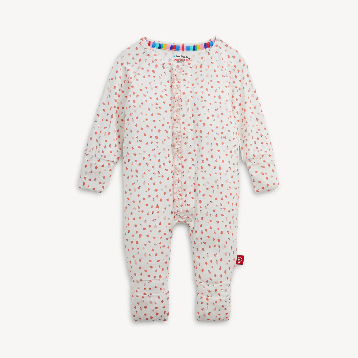 Apple Blossom Ruffle Modal Footie