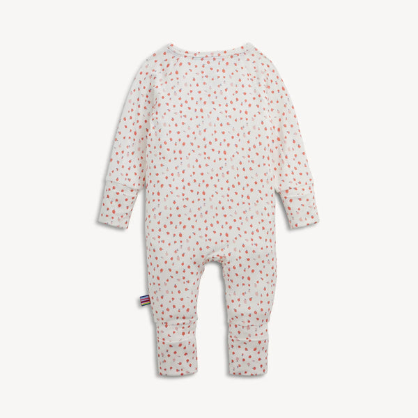 Apple Blossom Ruffle Modal Footie