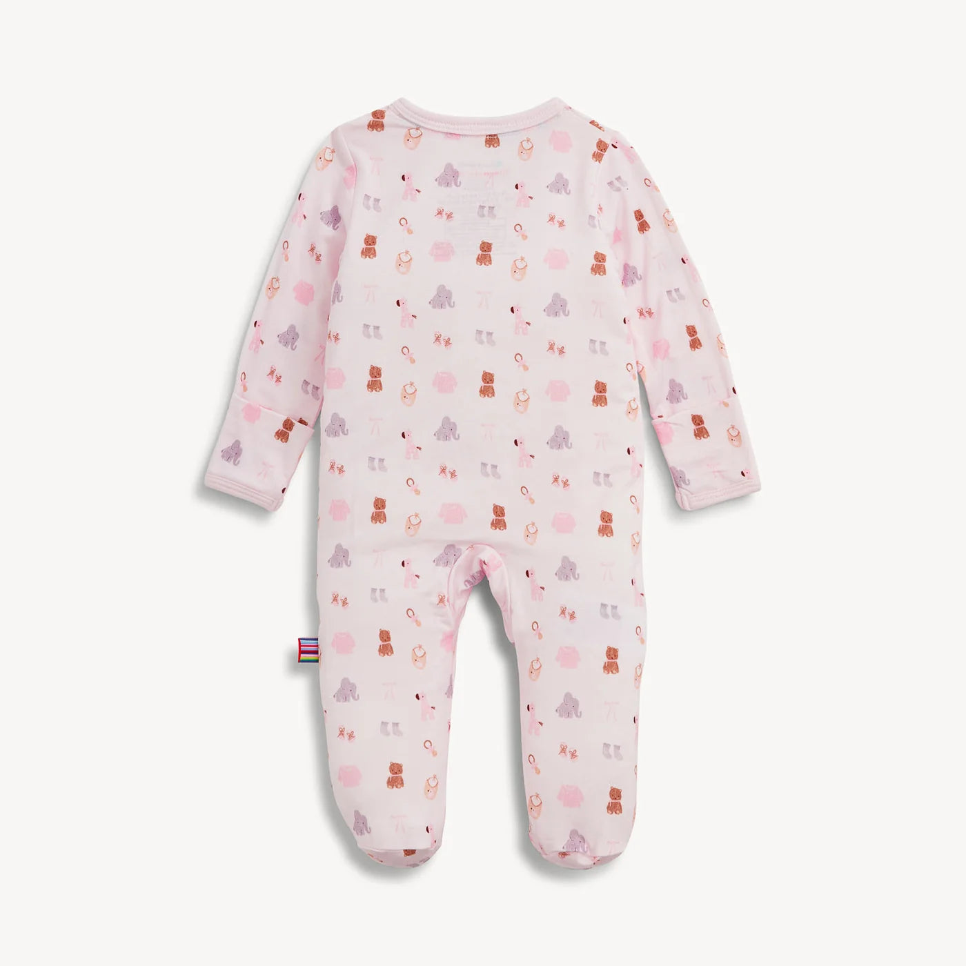 Nursery Nostalgia Pink Modal Footie