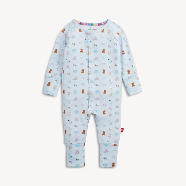 Nursery Nostalgia Blue Modal Footie