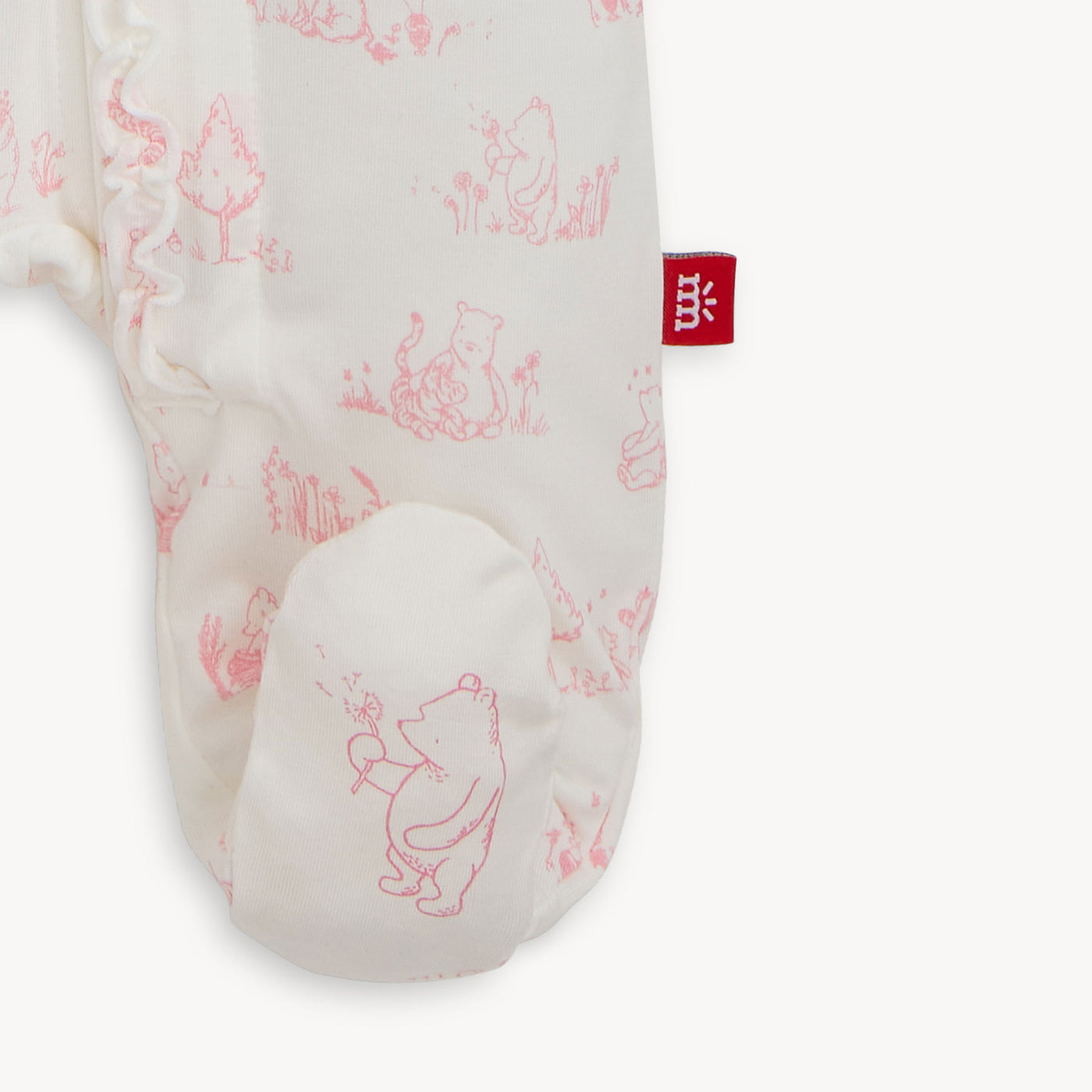 Sweeter Than Hunny Magnetic Footie W Ruffle