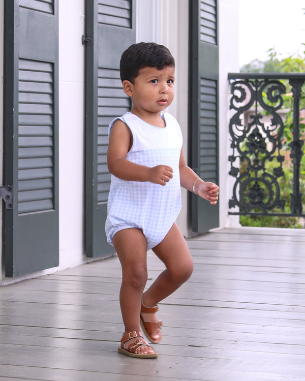 Madden Bubble - Light Blue Gingham