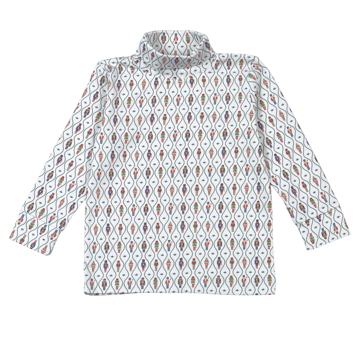 Blue Nutcracker Pima Turtle Neck