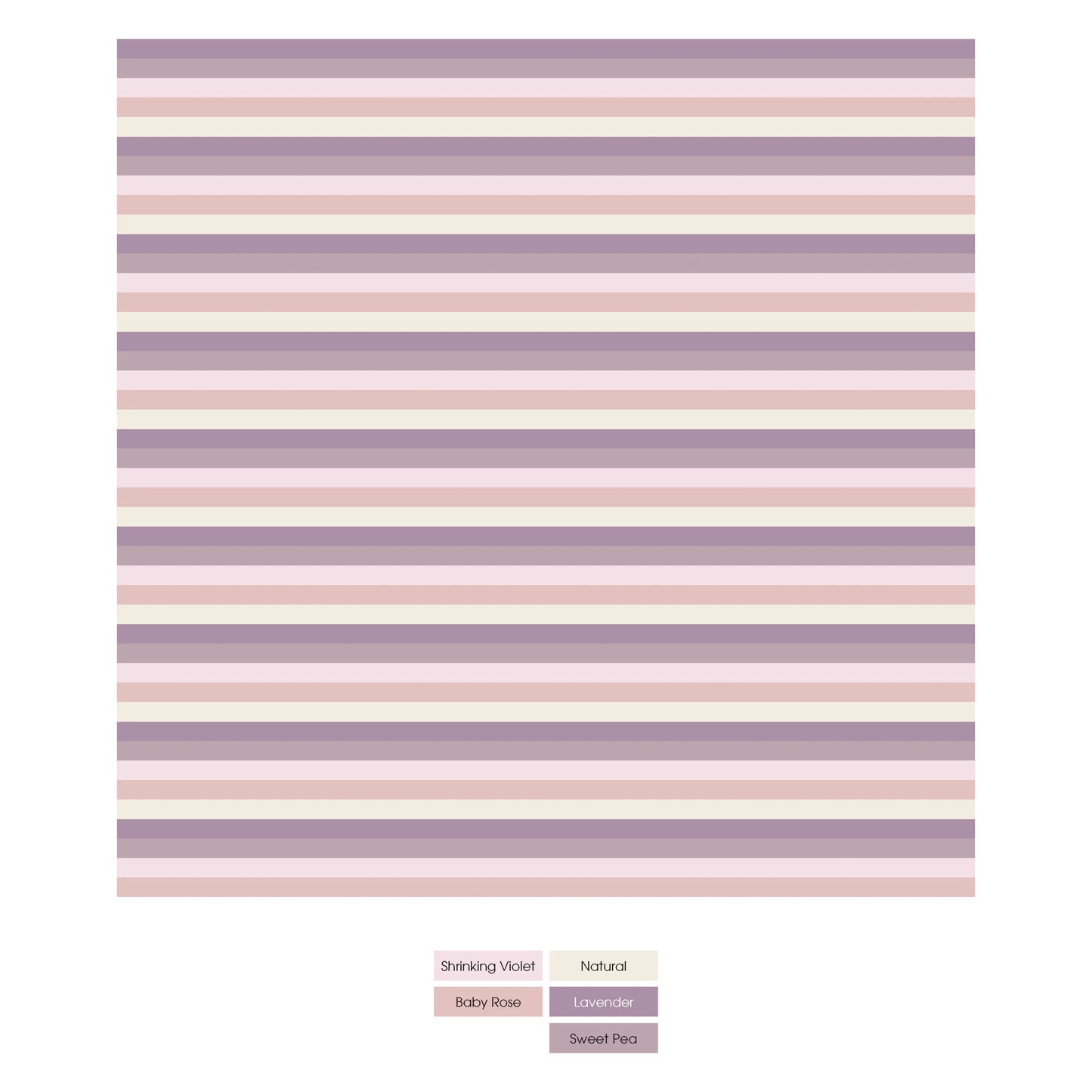 Print Footie with 2 Way Zipper in Lavender Bliss Stripe