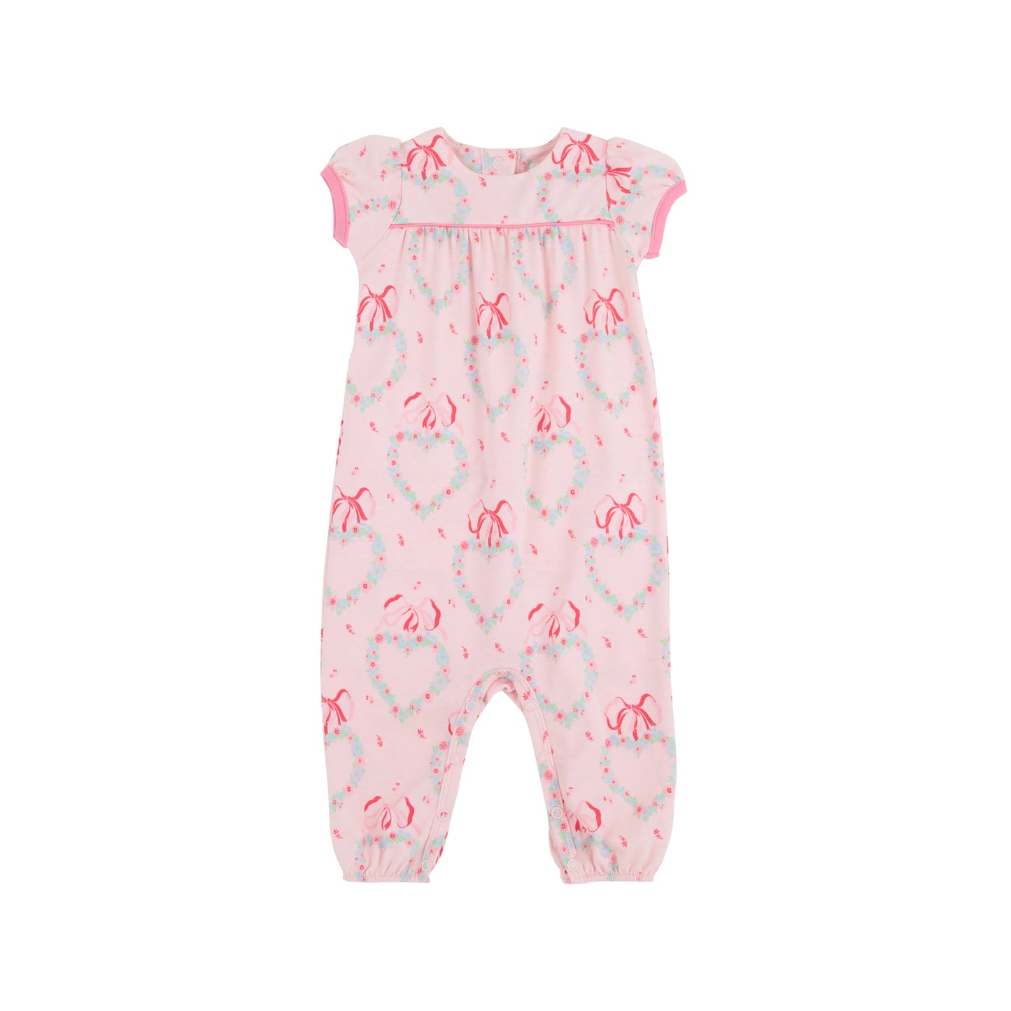 Penny's Playsuit - Fancy Like Floral with Hamptons Hot Pink