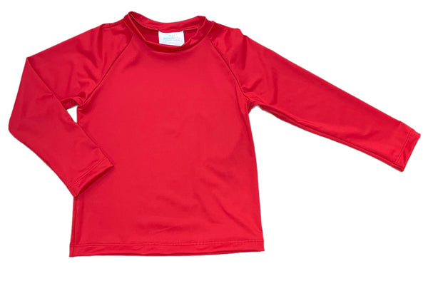 Sammy Swim Rash Guard-Red
