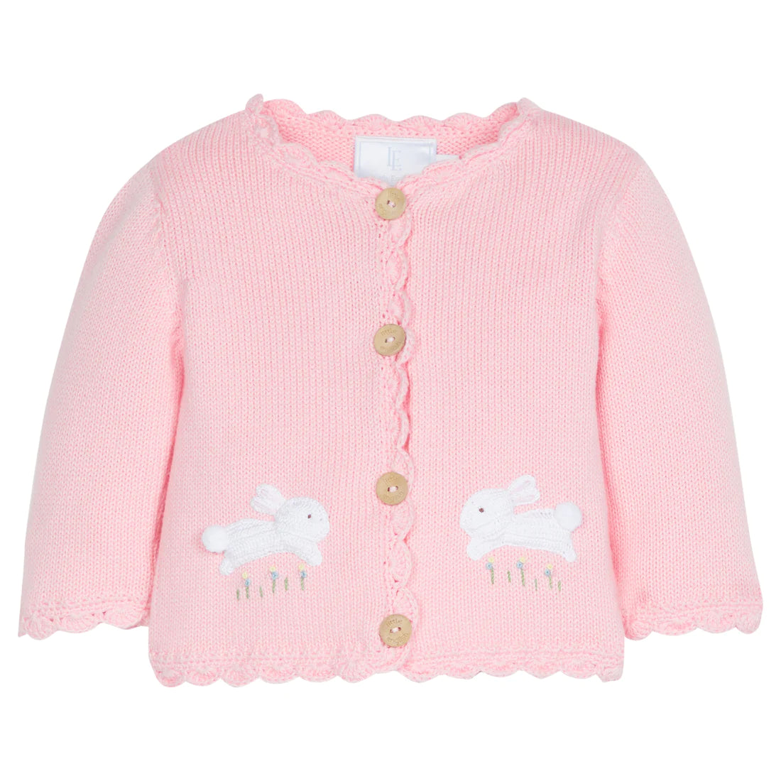 Crochet Sweater - Pink Bunny