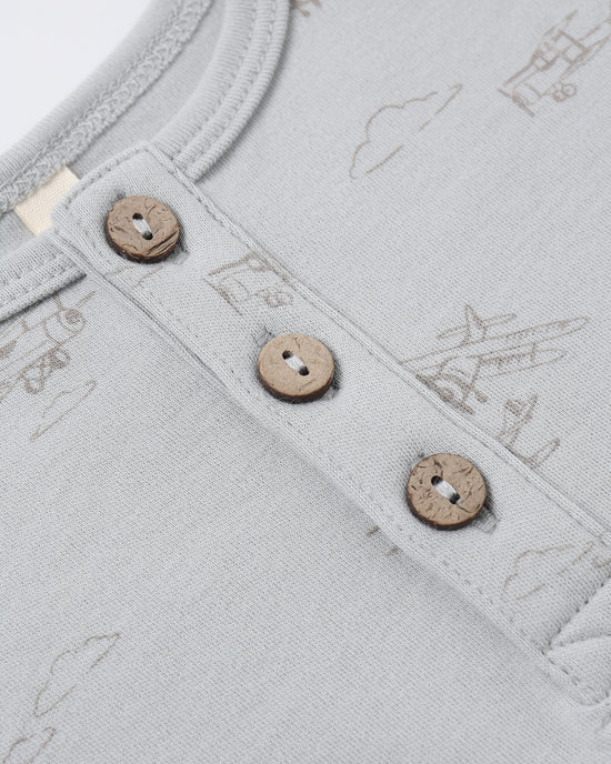 Short Sleeve One-Piece - Airplanes