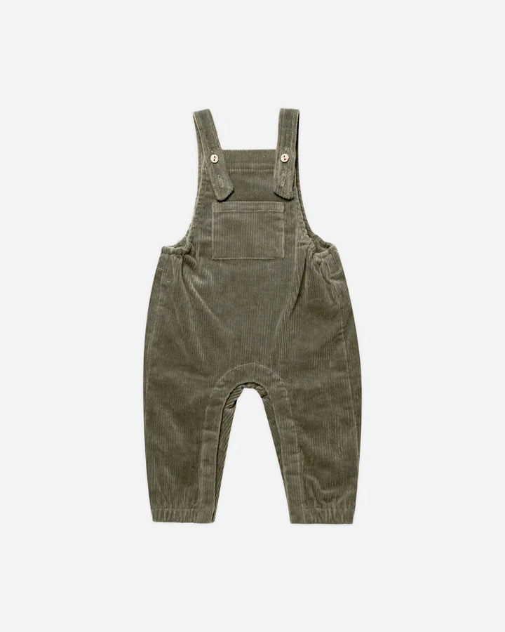 Corduroy Baby Overalls in Forest