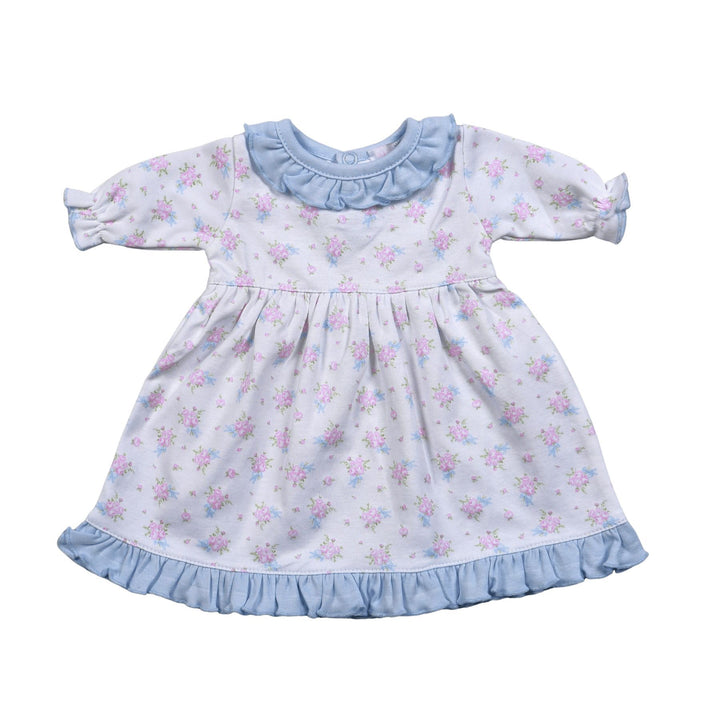 Roses & Bows Pima Doll Morning Gown