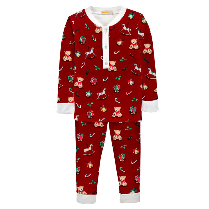 Joyful Christmas Printed Kid Set L/S