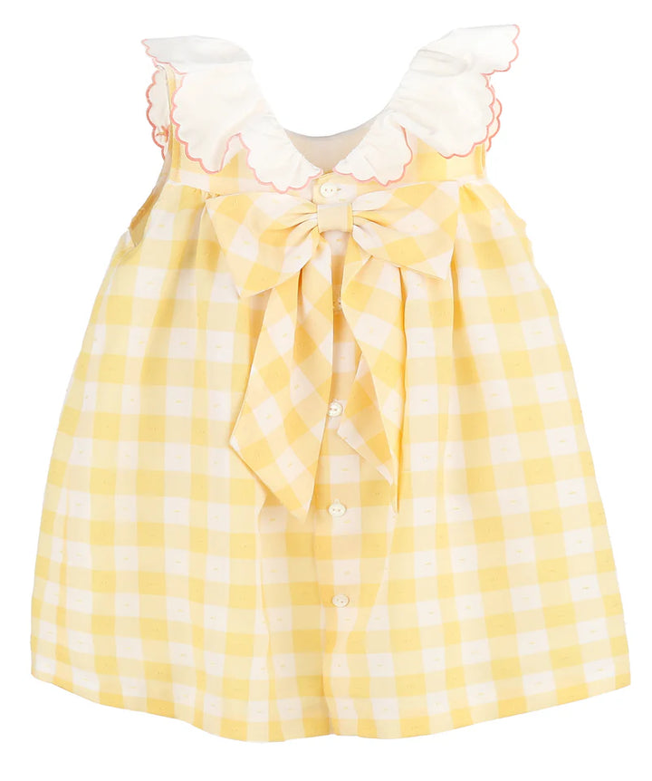 Citrus Blooms Dress, Yellow