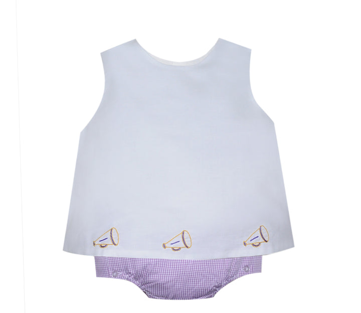 Purple/Gold Girl Diaper Set