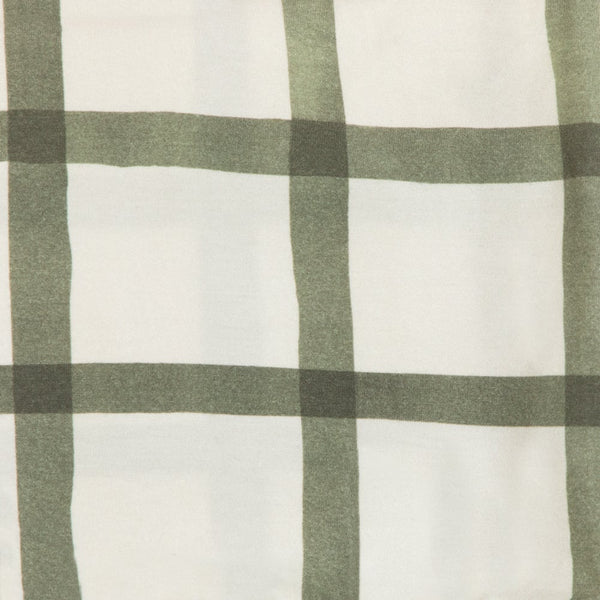 Sage Windowpane Swaddle II