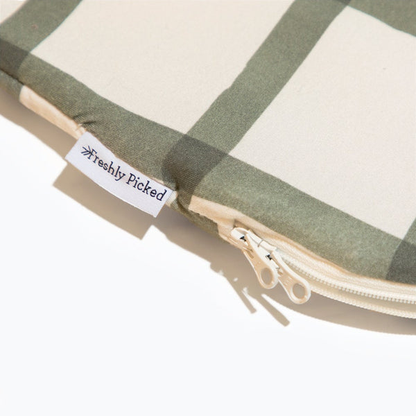 Sage Windowpane Blanket Sleeper