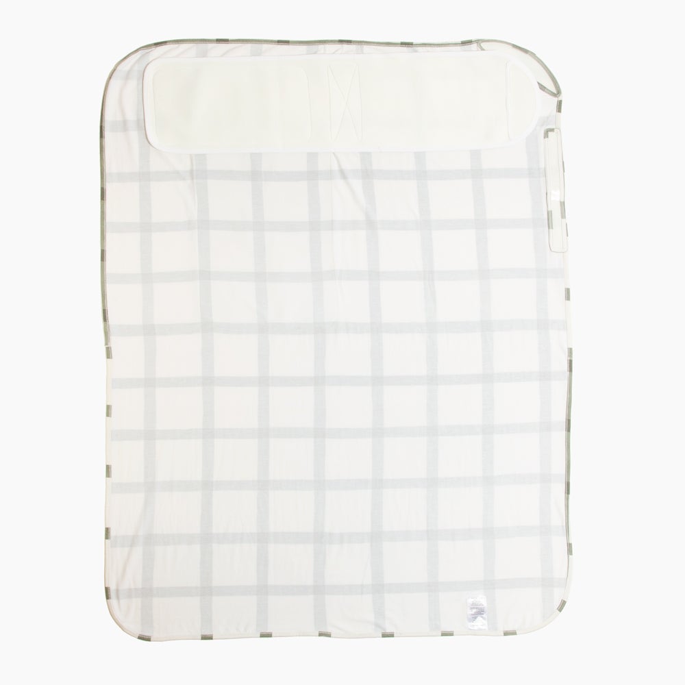 Sage Windowpane Swaddle II