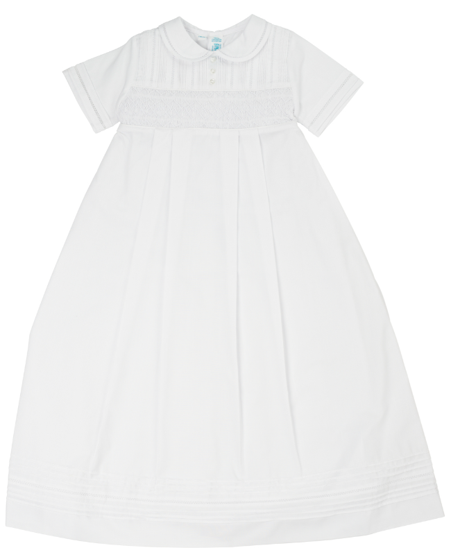 Boys Smocked Special Occasion Set - White
