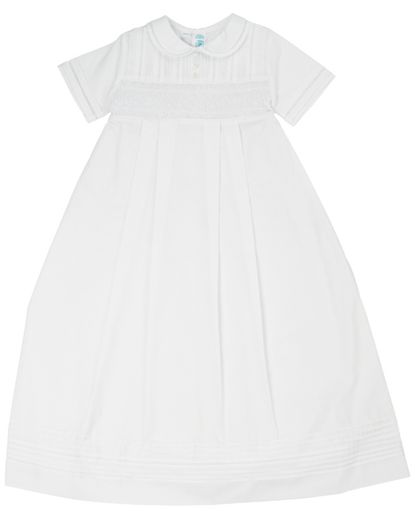 Boys Smocked Special Occasion Set - White