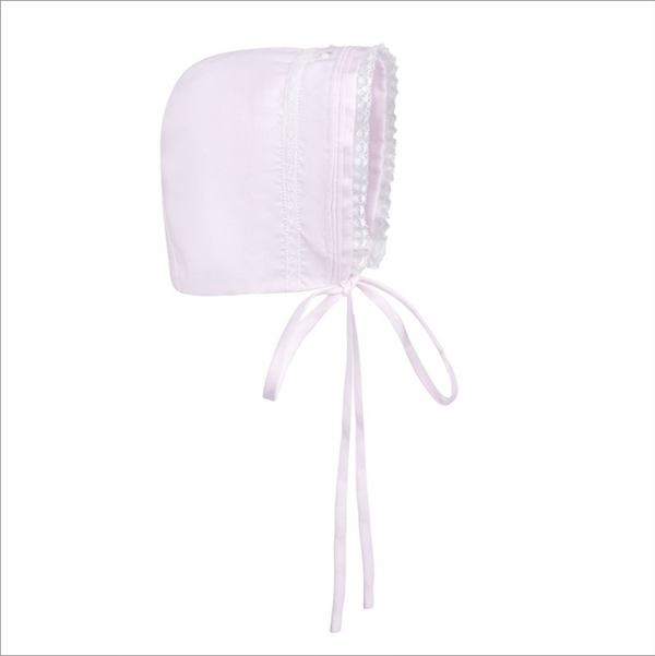 Girls Floral Bullion & Lace Bonnet