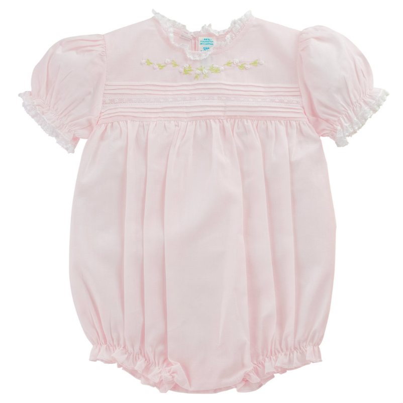 Floral Bullions Romper - Pink