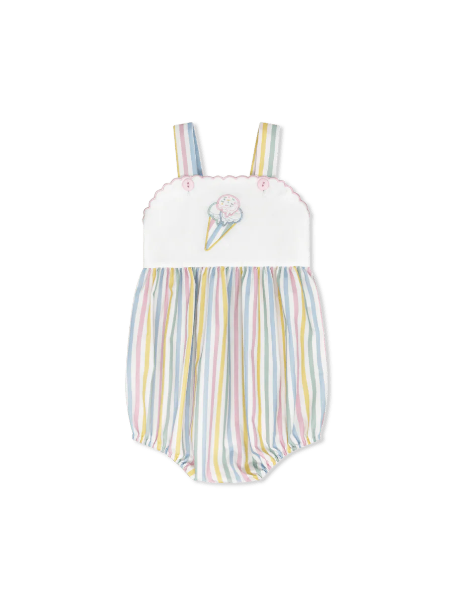 Lynn Bubble - Sorbet Stripe with Ice Cream Cone