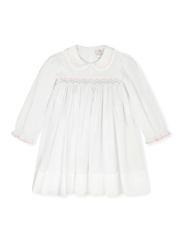 Michelle Dress- Willow White Pique