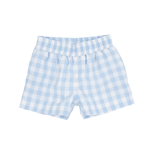 Sheffield Shorts - Beale Street Blue Check With Worth Avenue White