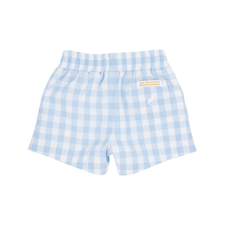 Sheffield Shorts - Beale Street Blue Check With Worth Avenue White