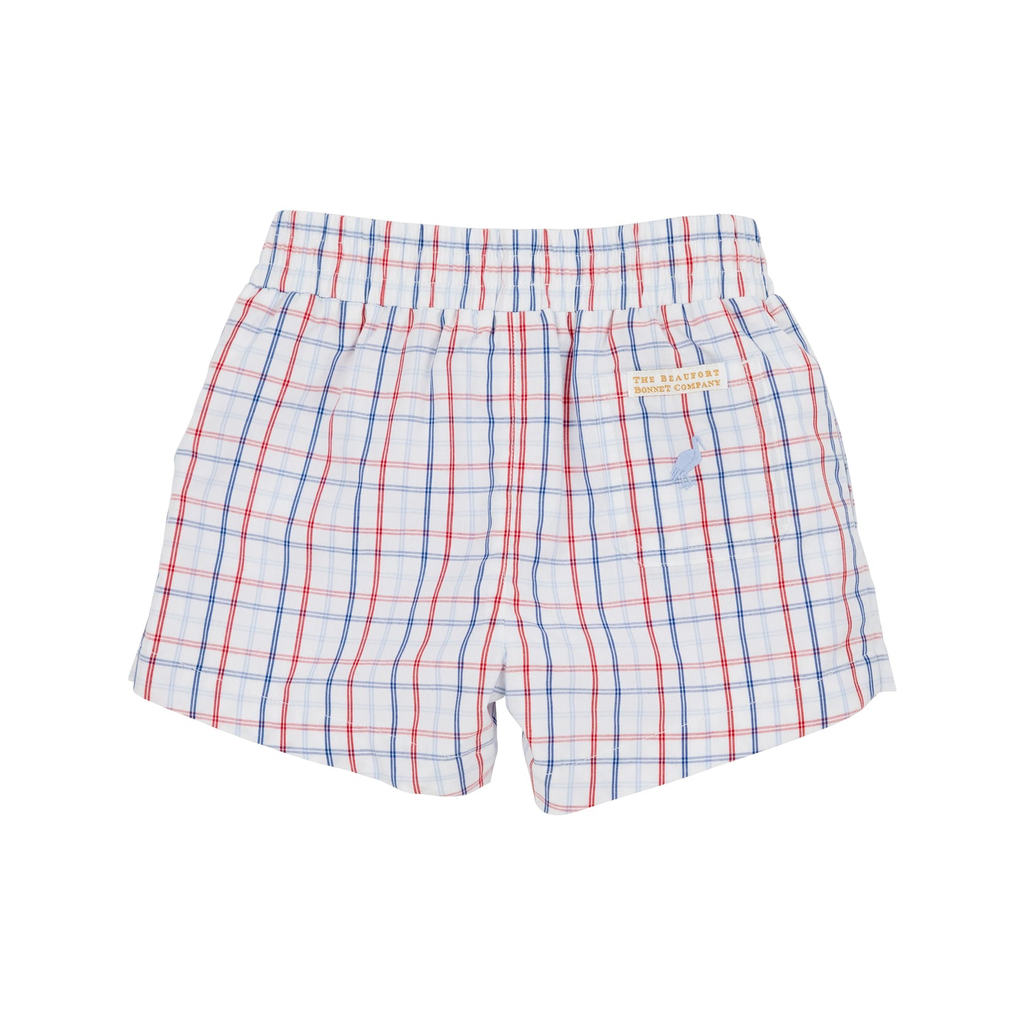 Sheffield Shorts - Whitehall Windowpane With Richmond Red Apple Applique