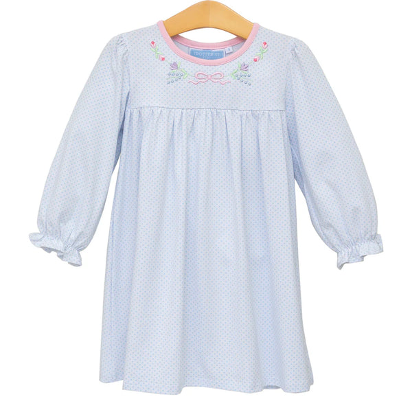 Floral Embroidery Dress