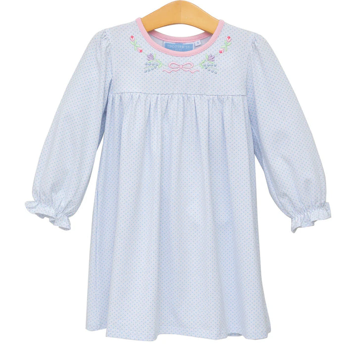 Floral Embroidery Dress