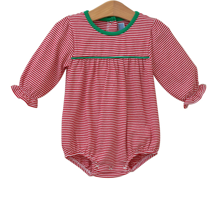 Ellie Bubble - Red Stripe/Green