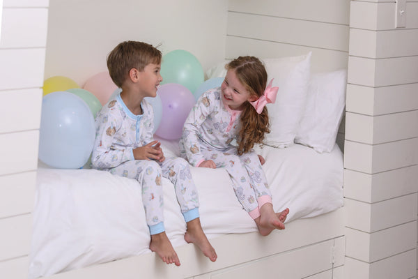 Party Animals Pants Set- Light Pink