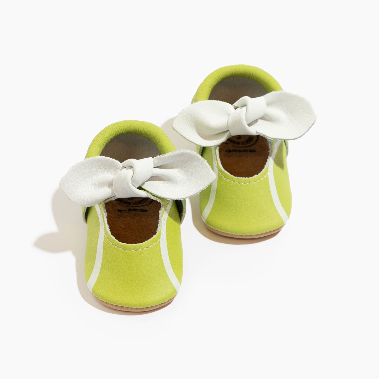 Tennis Match Knotted Bow Baby Shoe