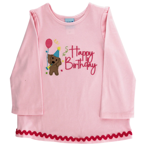 Happy Birthday - Girls Long Sleeve Tee