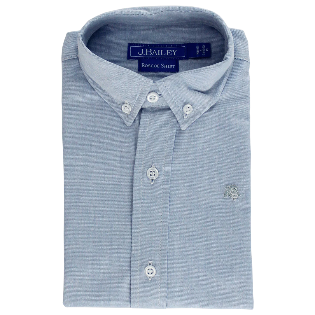 Roscoe Button Down - Blue Oxford