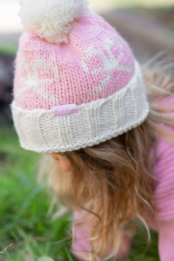 Bows Bobble Hat (Baby, Toddler, Kid)