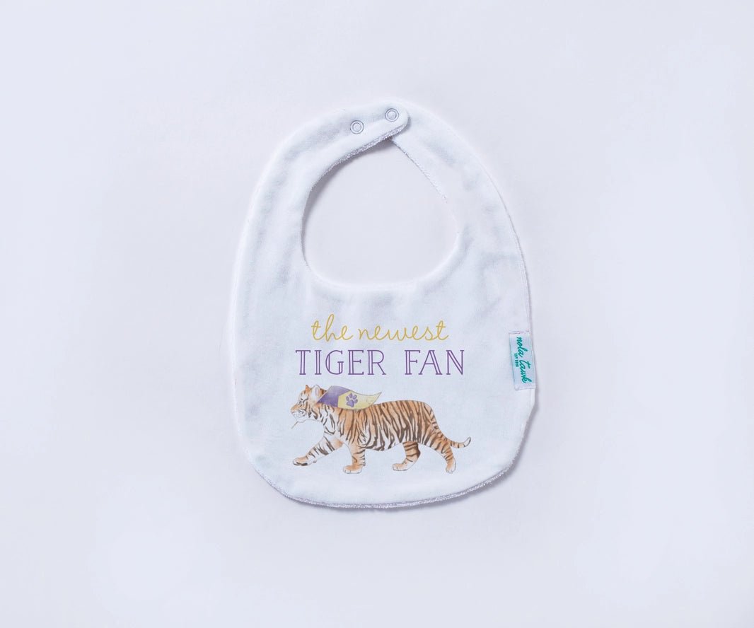 The Newest Tiger Fan Organic Cotton Baby Bib