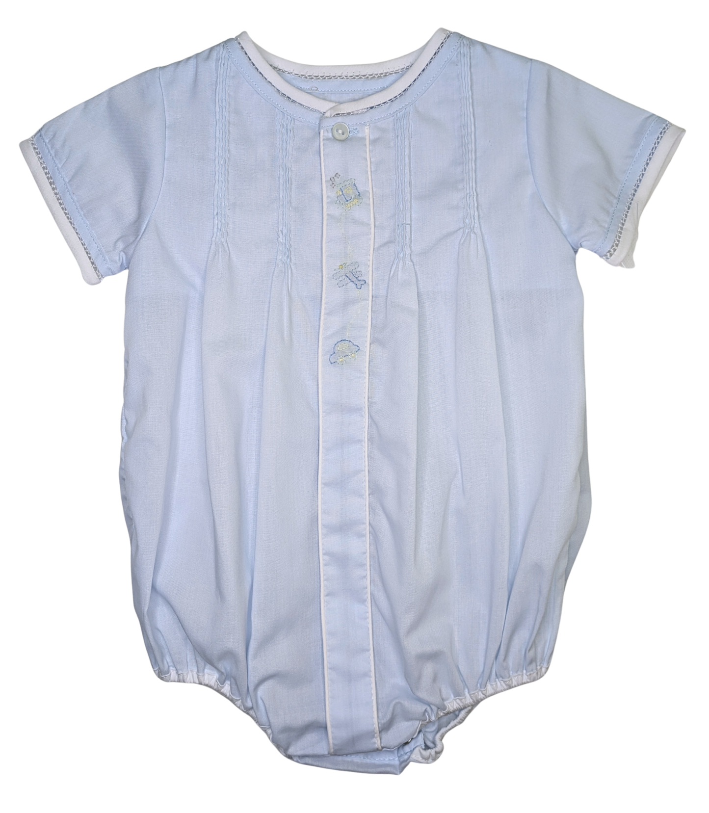 Blue Boy Transportation Shadow Stitch Bubble