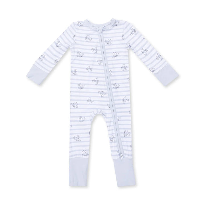 Airplane Stripes Convo Romper